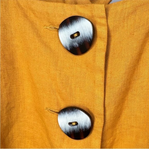 NWT Mary Lawless Lee X Splendid Cross Back Linen Tank - Picture 6 of 7